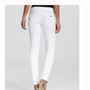 Hudson jeans white Colin Flap Stretch Skinny! 28